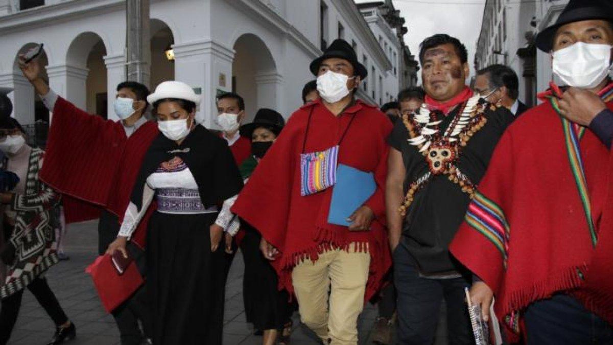 Liderada por Leonidas Iza, la Conaie insiste en sus exigencias al Gobierno, de revisión de los precios de los combustibles.