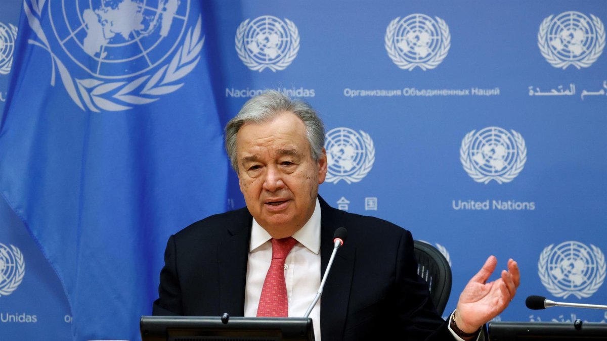 El secretario general de la ONU, António Guterres.