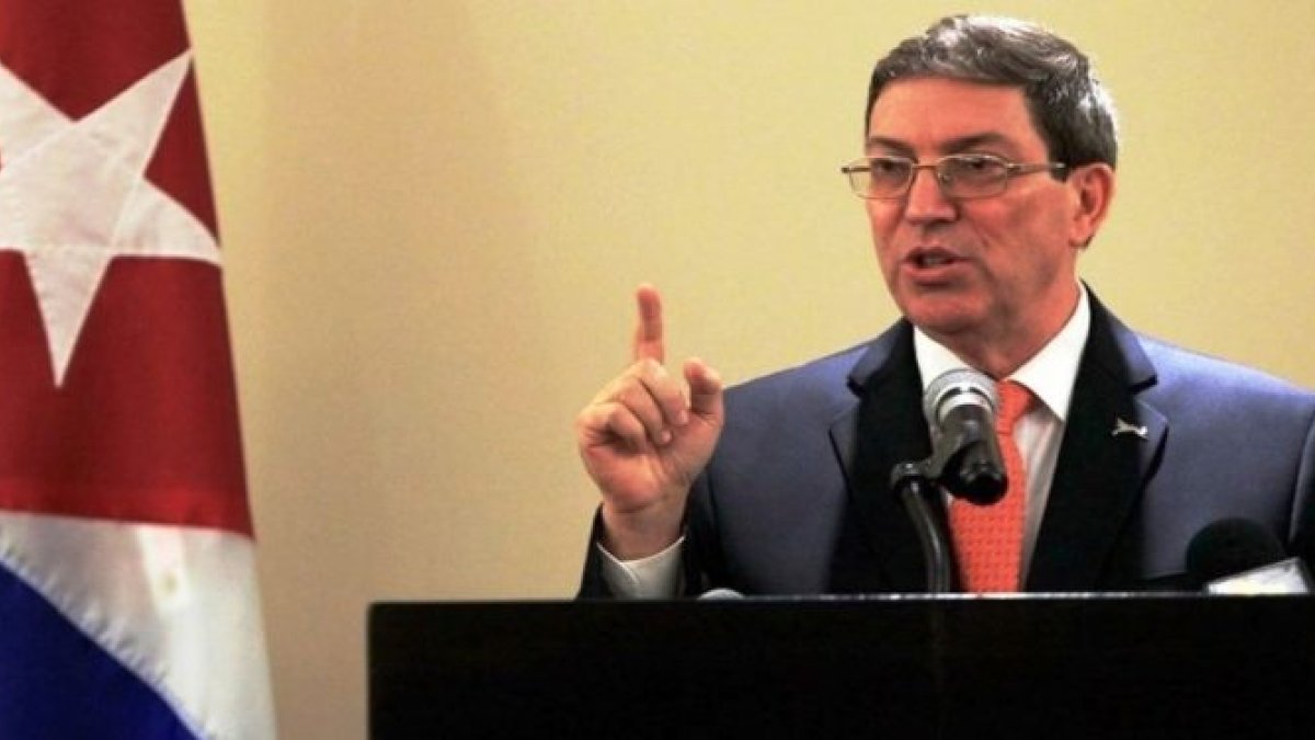 El canciller cubano, Bruno Rodríguez respondió al presidente estadounidense por sus,