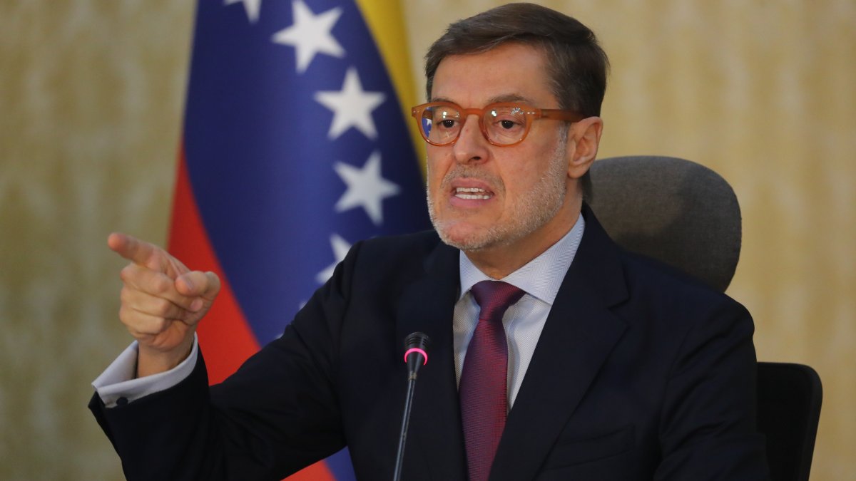 El ministro venezolano de Relaciones Exteriores, Félix Plasencia, en una fotografía de archivo.