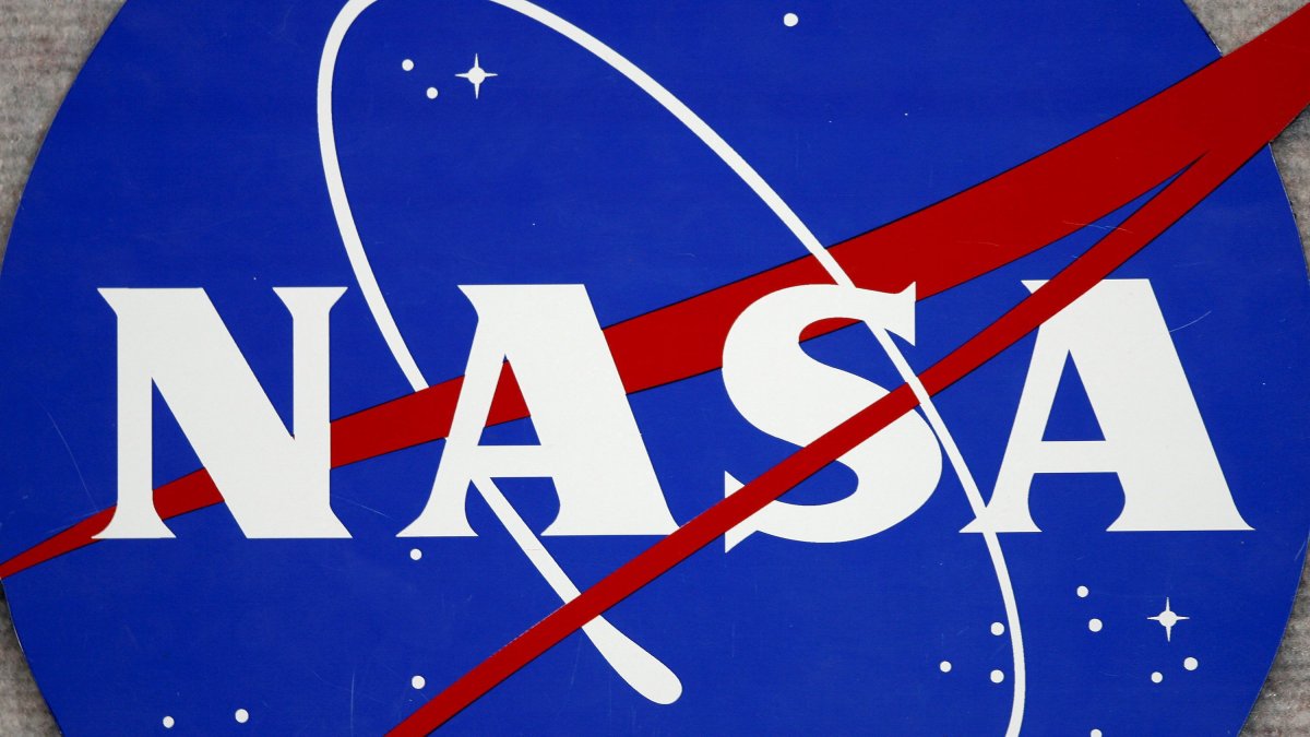 Logo de la NASA, en una fotografía de archivo.