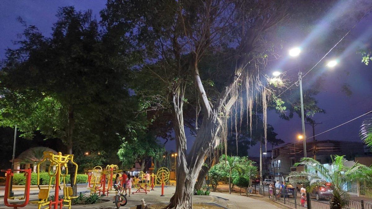 Tecnologia LED mejora la iluminacion de parques