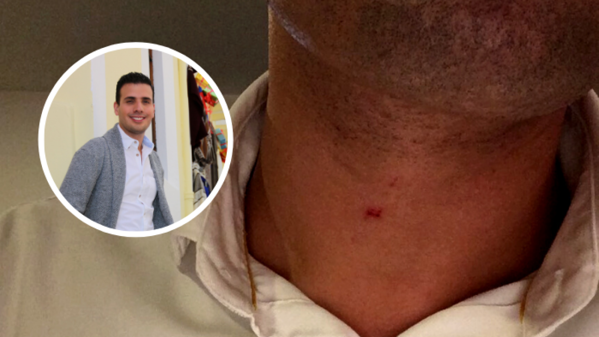 El presentador de noticias reveló en redes sociales que a una cuadra de su hogar fue amedrentado.