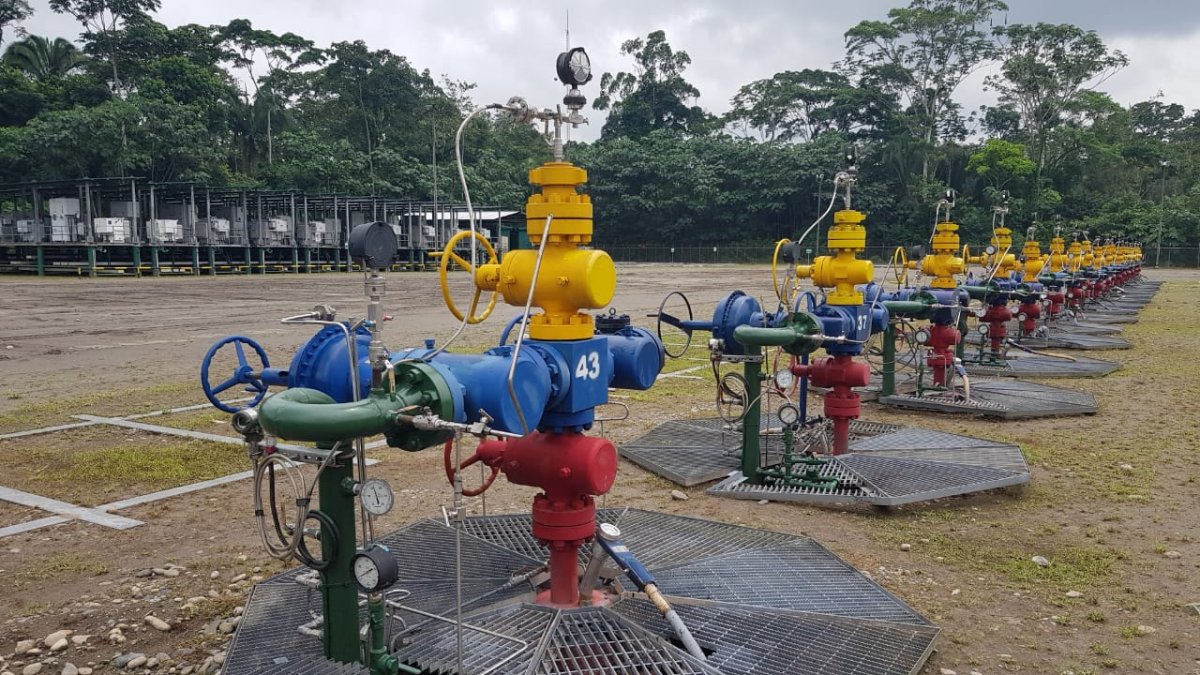 Extracción. Las plataformas Ishpingo A y B tienen una capacidad de producción de 45.000 barriles.