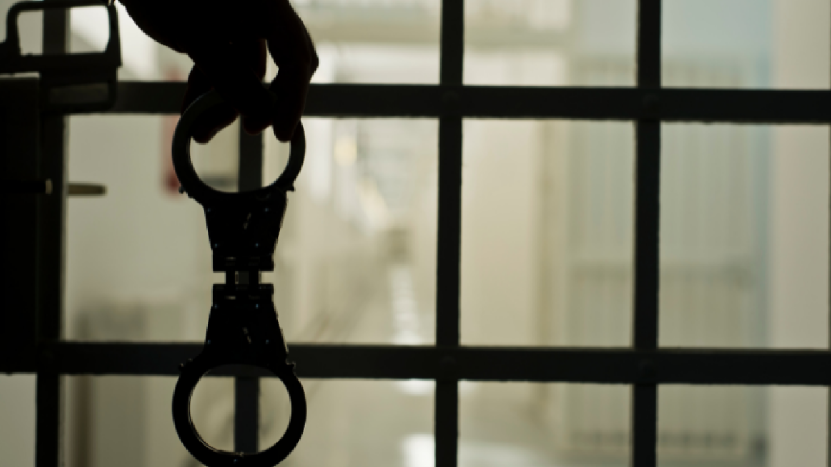 Referencial de un detenido en la cárcel.