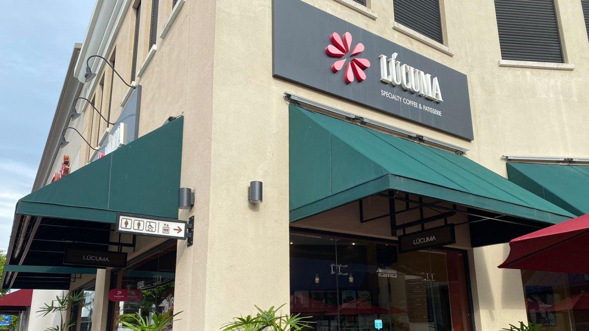 Café Lúcuma ubicado en Plaza Navona.