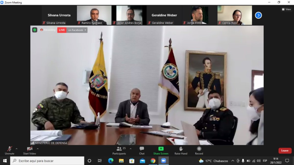 Desde el Ministerio de Defensa se expuso que en la Ley del Uso Progresivo de la Fuerza debe existir un articulado para el trabajo en conjunto entre Policías y Militares.