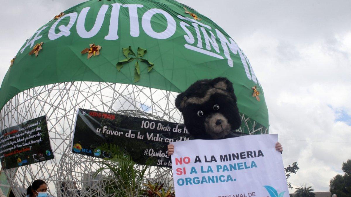Acciones. Esta causa ha provocado varias movilizaciones de grupos sociales y ambientales en Quito.
