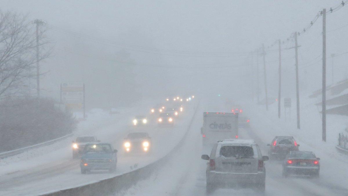 La tormenta de nieve provocó daños e incidentes en las calles
