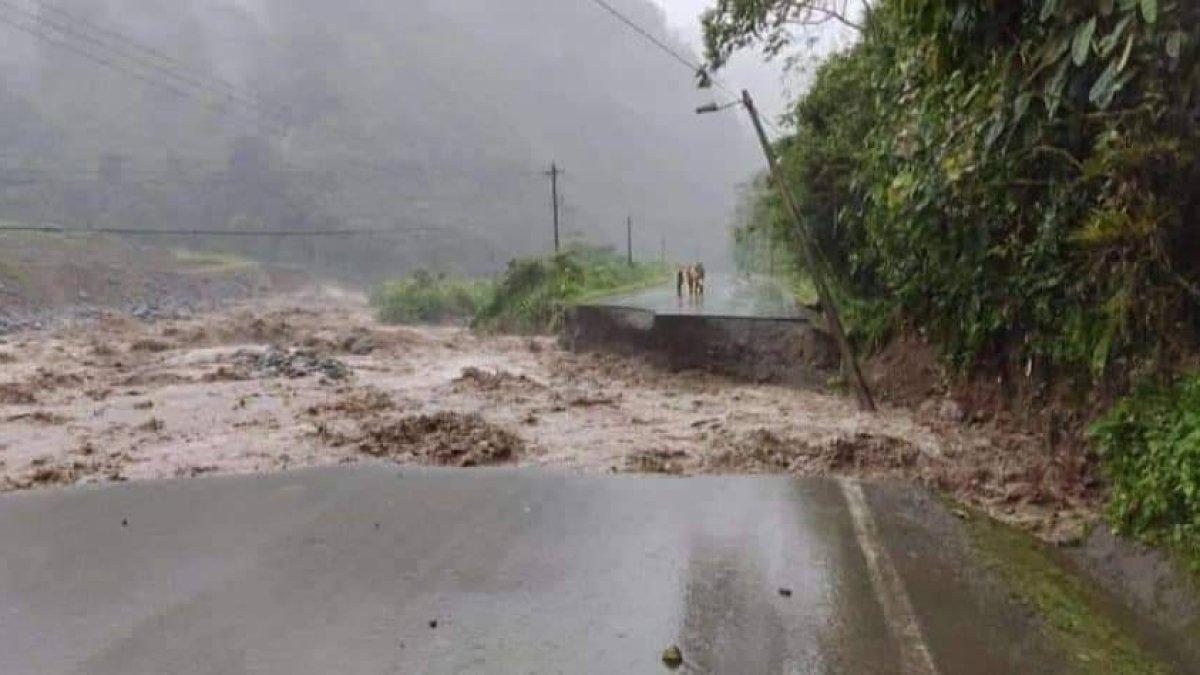 La Maná registra escenarios de desastre tras las lluvias de estos días.