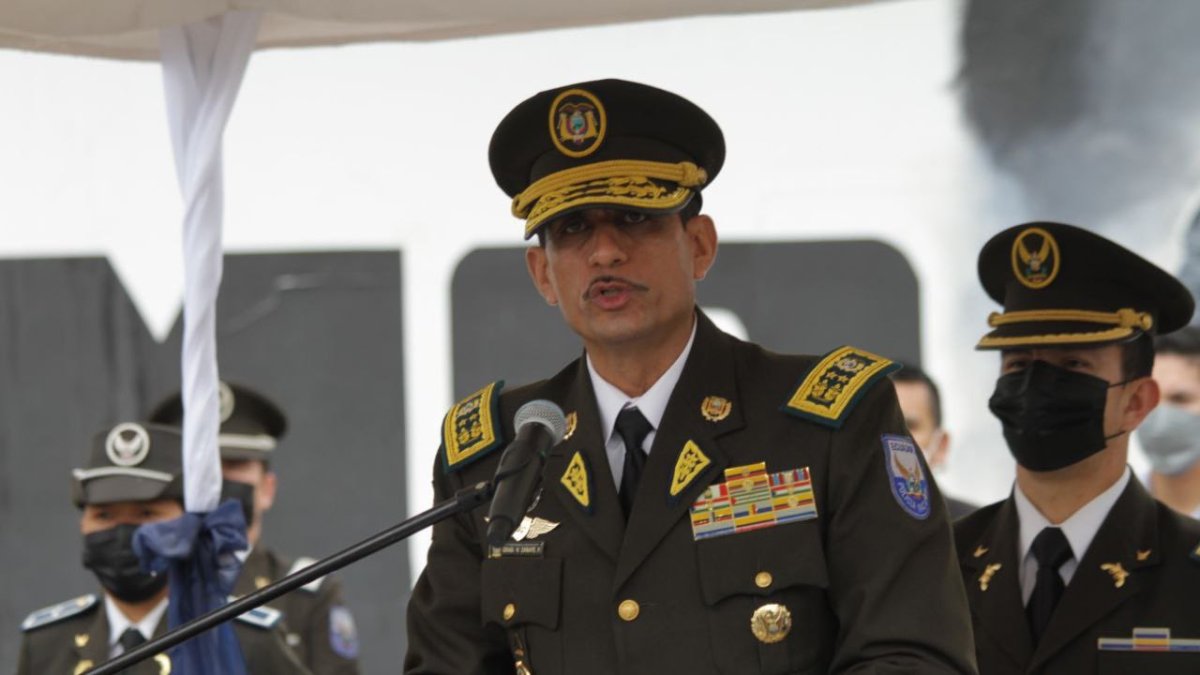 Víctor Hugo Zárate es el nuevo comandante general de la Policía Nacional.