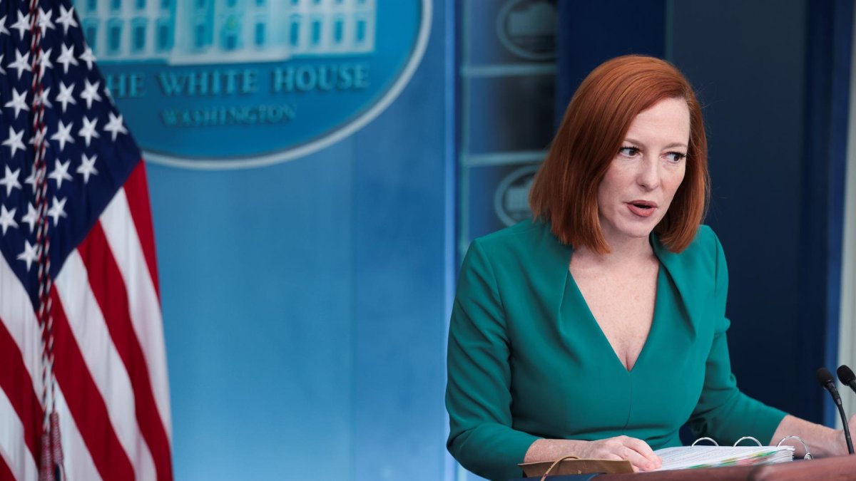 La portavoz de la Casa Blanca, Jen Psaki, confirmó que 