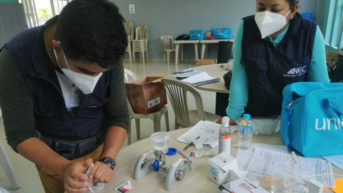 Respaldo. Unicef acompaña a los encuestadores en esta etapa.