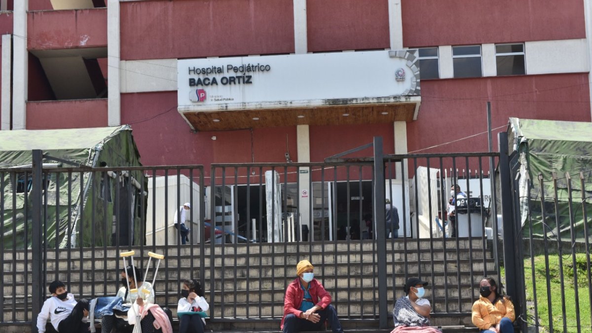 Al Hospital Pediátrico Baca Ortiz fueron trasladados dos heridos.