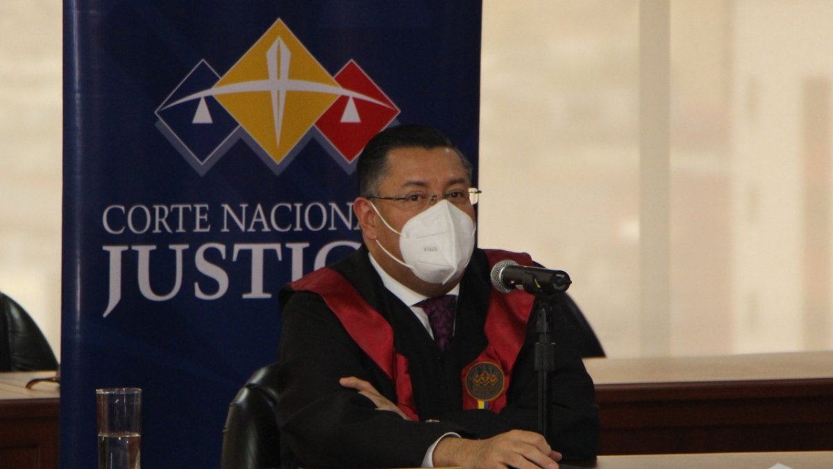 El presidente de la Corte Nacional de Justicia de Ecuador (CNJ), Iván Saquicela