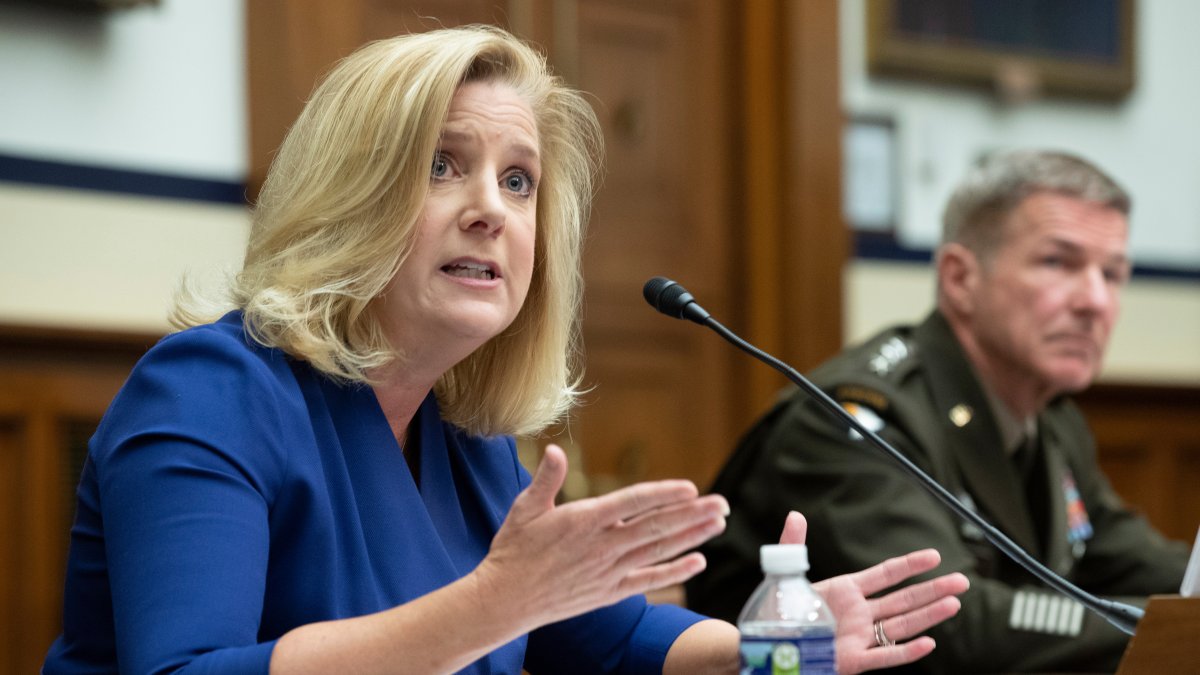 La secretaria del Ejército, Christine Wormuth, en una fotografía de archivo.
