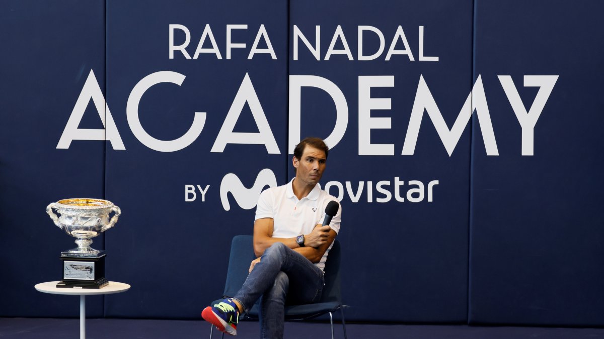 El tenista dio una rueda de prensa este miércoles en su Academia de Manacor tras conquistar el pasado domingo el Abierto de Australia, su vigésimo primer Grand Slam.