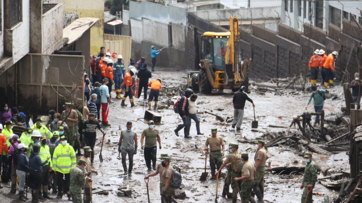 Las labores de rescate continúan