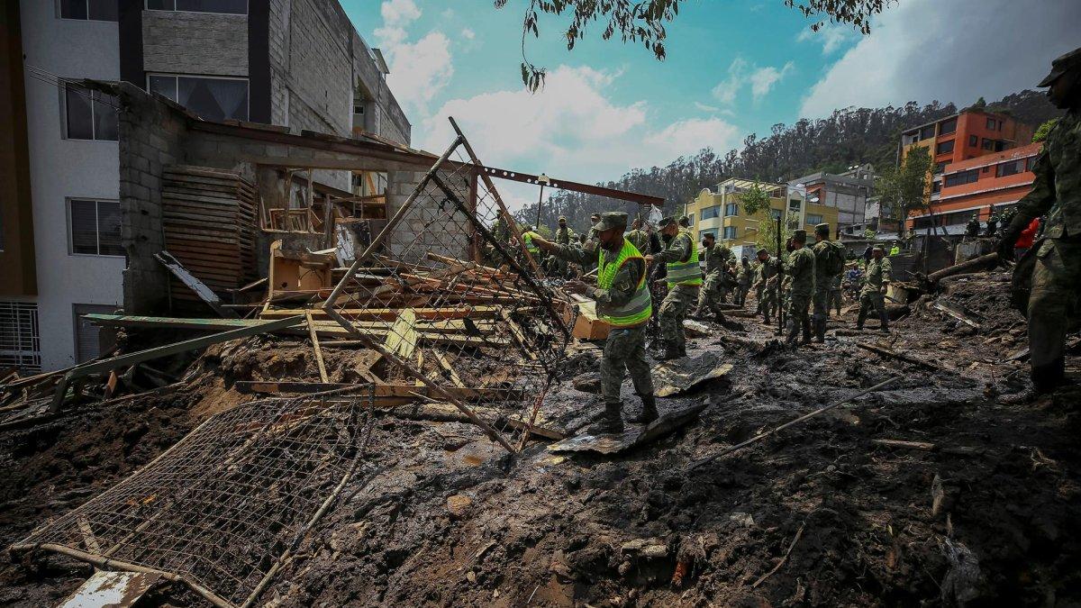 El desastre natural que sufre Quito mueve al rey de España a mostrar su solidaridad con las víctimas y con el país.
