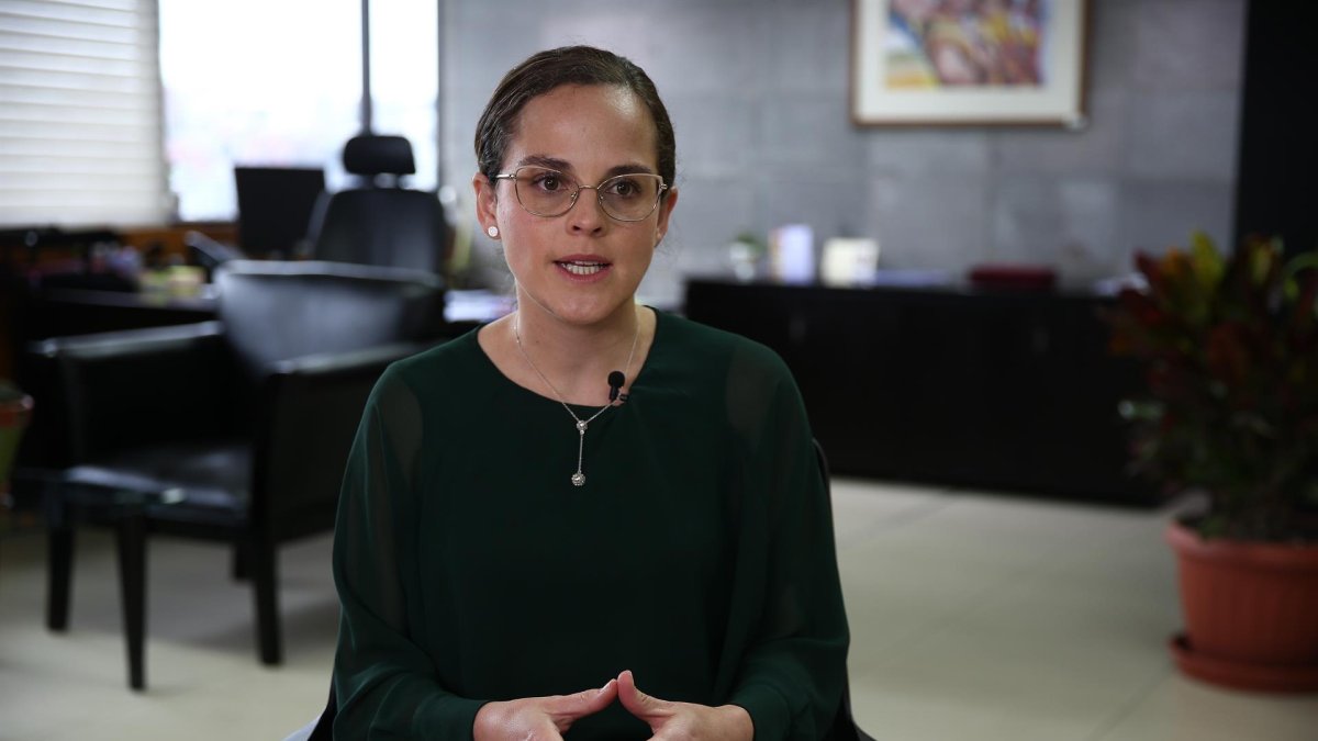 La ministra ecuatoriana de Educación, María Brown, en una fotografía de archivo