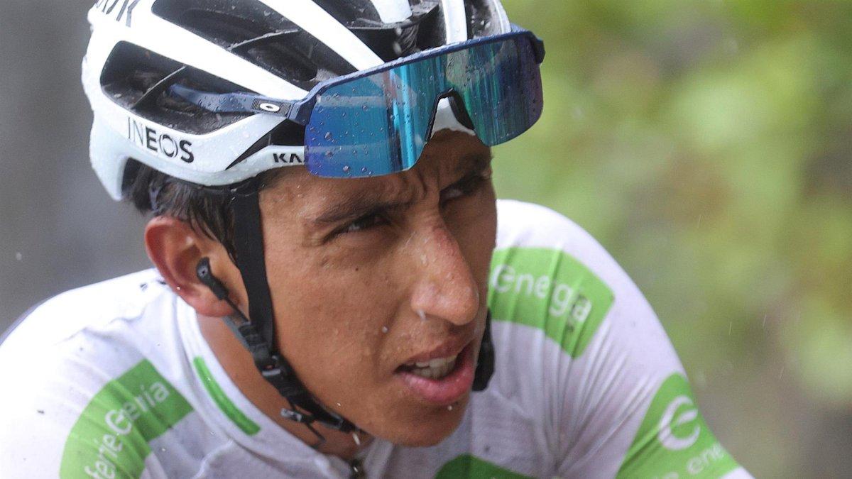 Fotografía de archivo del ciclista colombiano Egan Bernal.