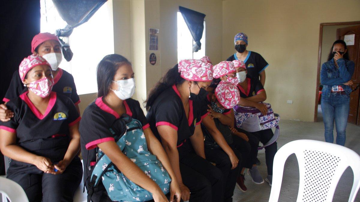 Las alumnas lamentaron tener que vivir situaciones de este tipo en la provincia.