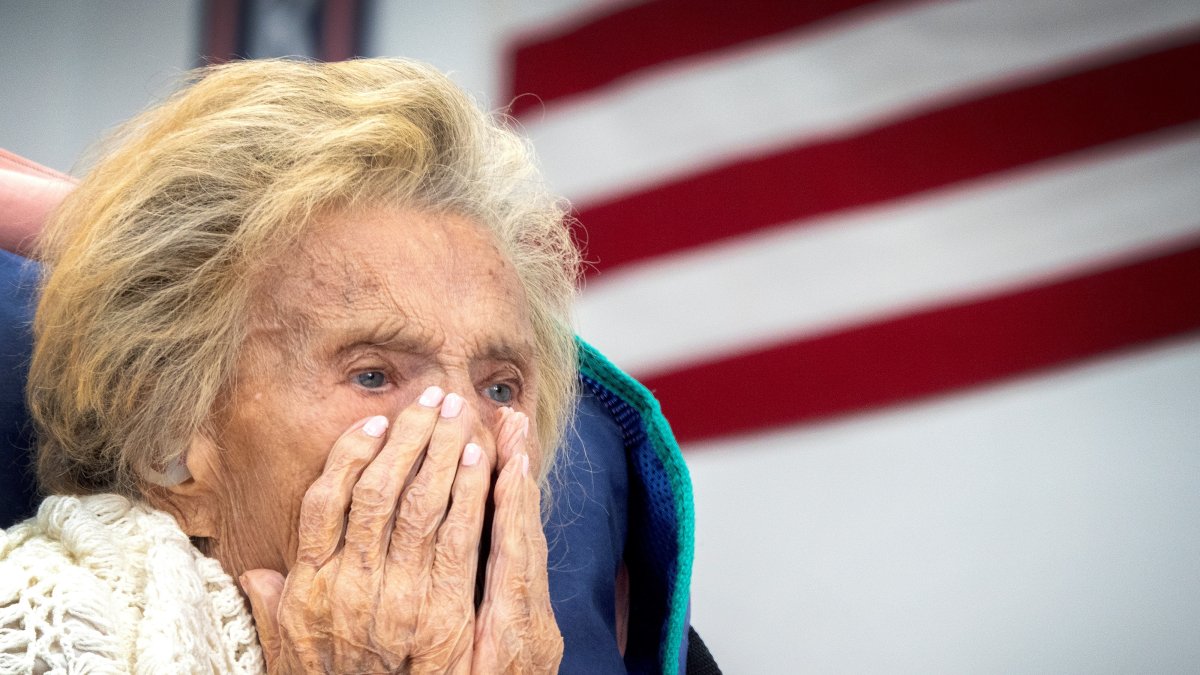 Fanny Steinmetz, de 99 años, sobreviviente del campo de concentración de Auschwitz
