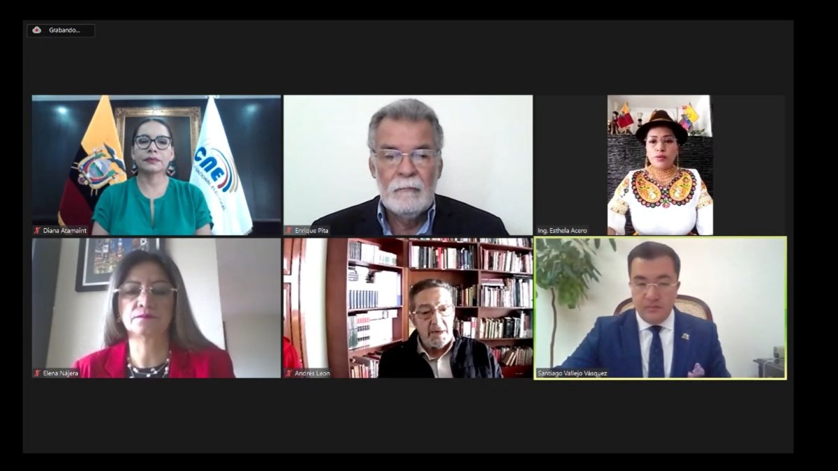 El pleno del Consejo Nacional Electoral sesionó de manera virtual.