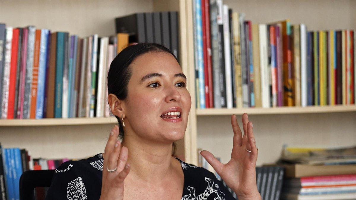 Fotografía de archivo, tomada el pasado 10 de diciembre, en la que se registró a la directora del Instituto Distrital de las Artes de Bogotá