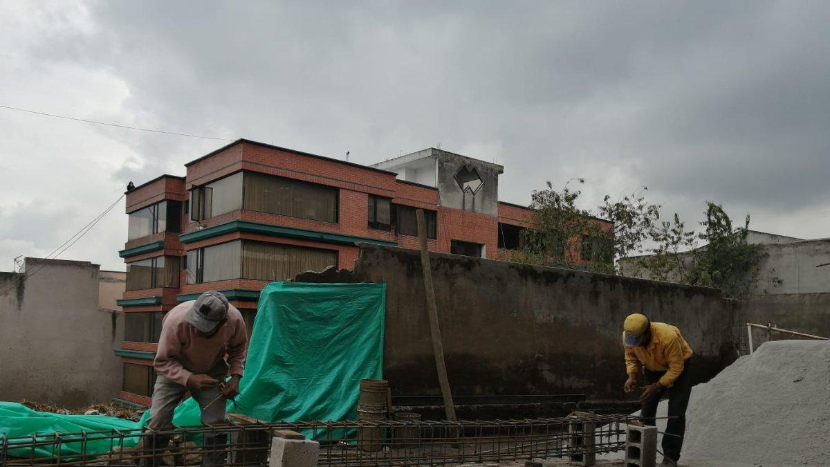 rabajos. Propietarios de viviendas afectadas empezaron a realizar obras de construcción en sus predios.