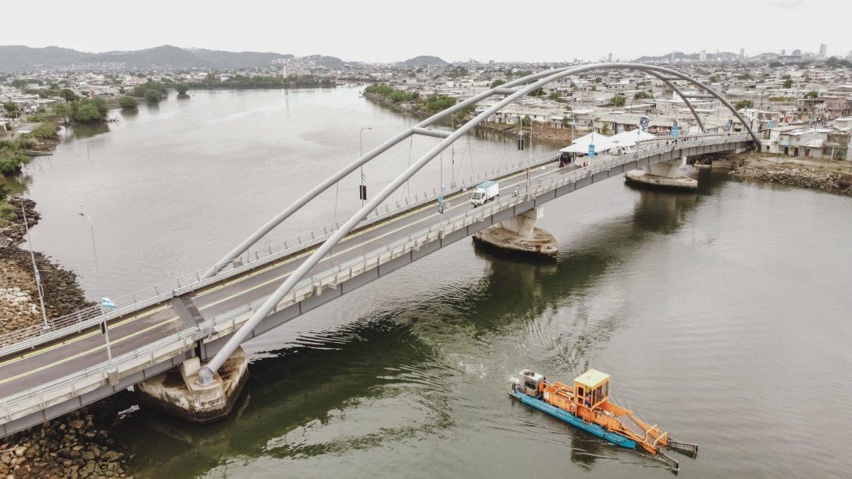 Inauguración Puente sobre el Estero El Muerto
