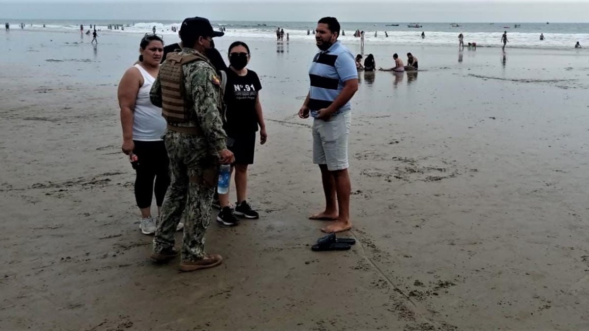 Familiares del joven desaparecido están en Montañita, a la expectativa de que aparezca el cuerpo.