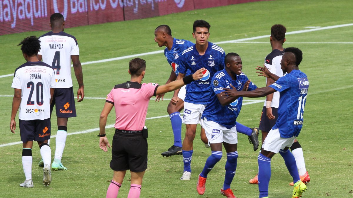 Millonarios se impuso por 2-1 a Liga de Quito en el cierre de los juegos del grupo B de la Copa Libertadores sub-20