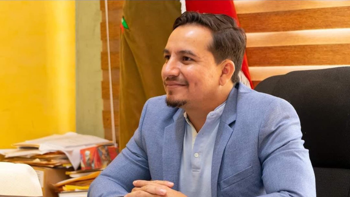 Jonnatan Molina, alcalde de Balao. Electo en 2019.