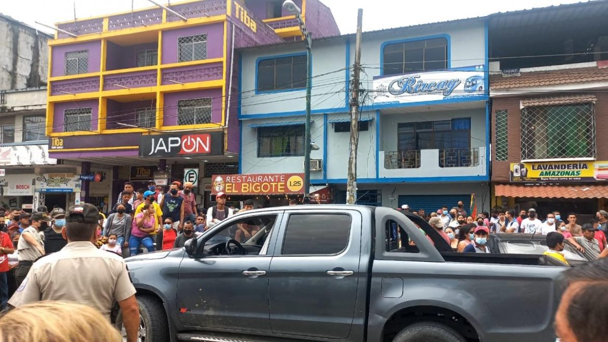 El exalcalde se movilizaba en este vehículo cuando fue atacado.