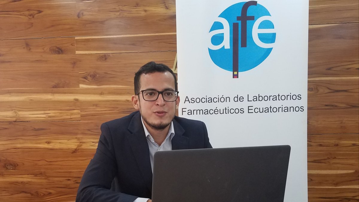 Miguel Palacios, director ejecutivo de la Asociación de Laboratorios Farmacéuticos del Ecuador (ALFE).