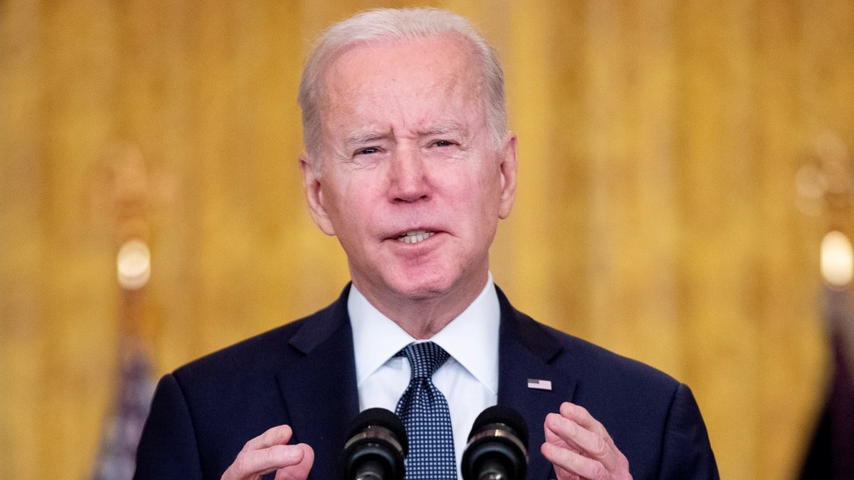 El presidente  de Estados Unidos Joe Biden, no cree que Rusia retire sus tropas frente al territorio de Ucrania. / 
