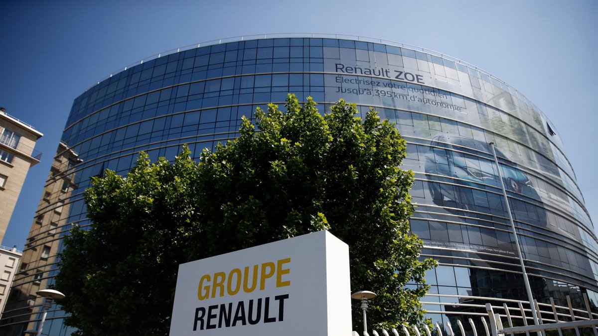 Imagen de archivo de una sede del fabricante francés de automóviles Renault.