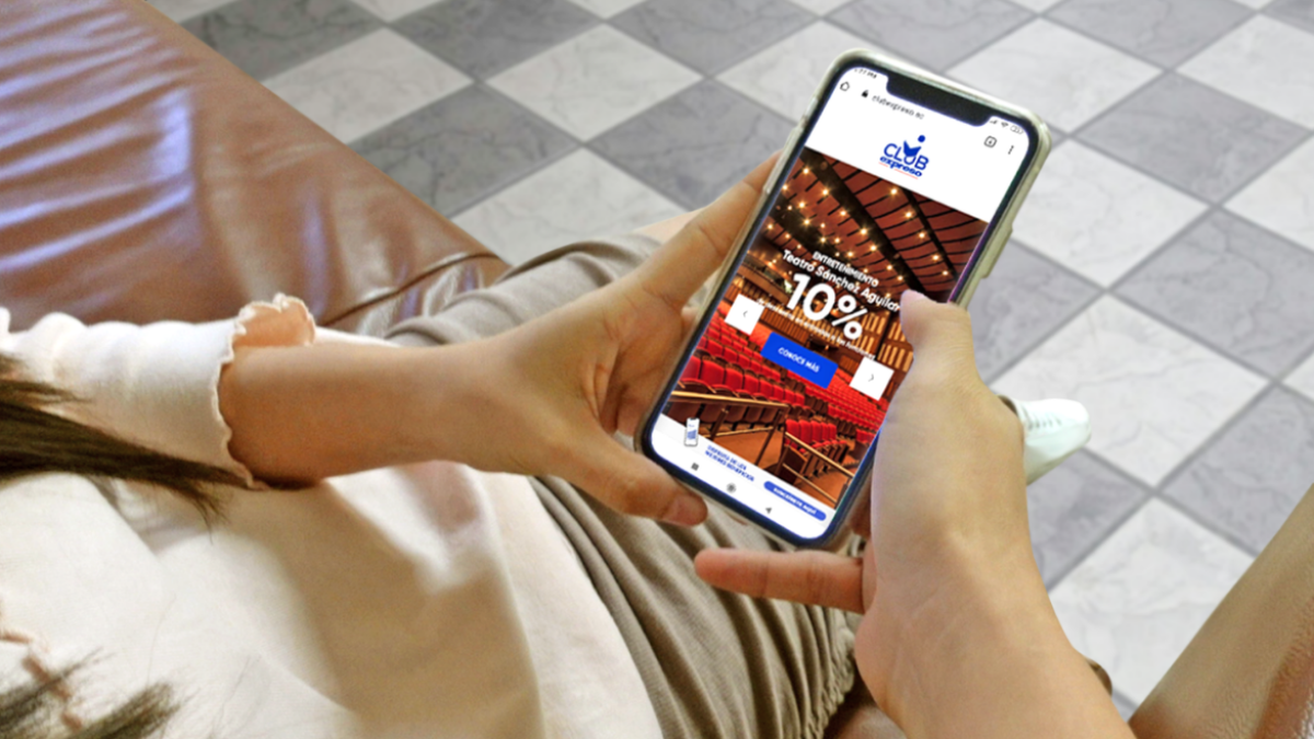 La renovada página del Club Expreso se adapta a la perfección en dispositivos móviles.