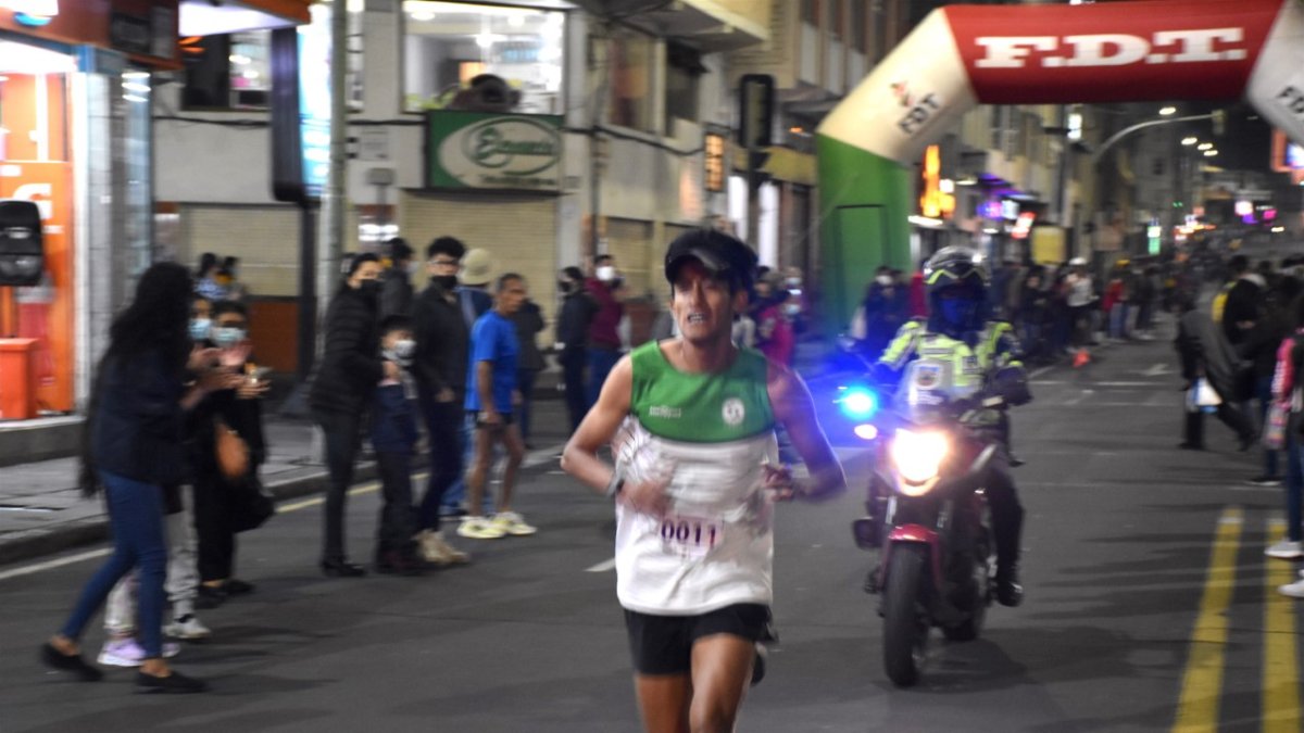 Diego cruzó primero la meta tras hacer 31 minutos y 24 segundos.