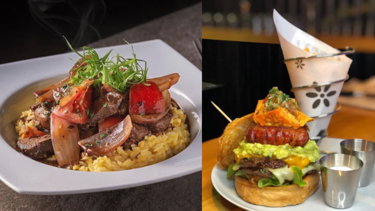 Platillo de Maido y Tilín Burgers.