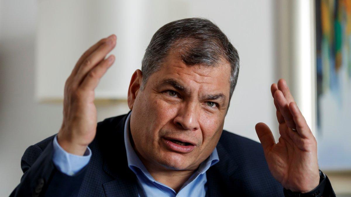 Foto de archivo del expresidente de Ecuador Rafael Correa.