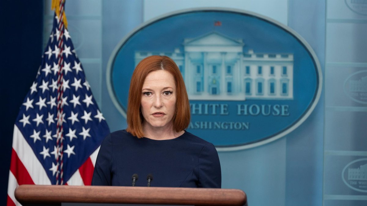 La portavoz de la Casa Blanca, Jen Psaki.