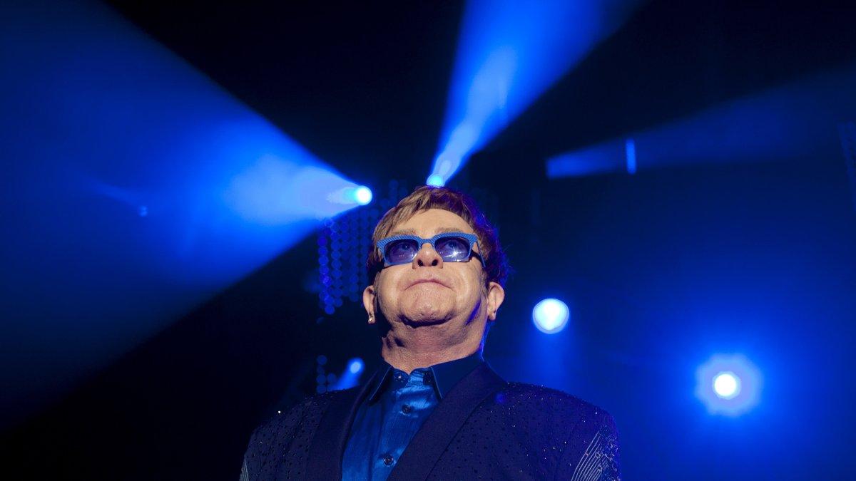 Imagen de archivo del cantante británico Elton John.