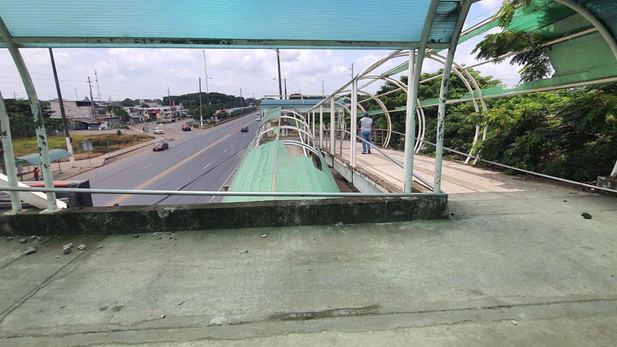 Estos son los daños que reporta el paso del kilómetro 24,5.