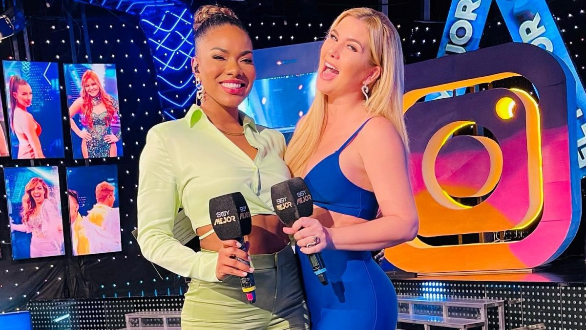 Carolina junto a Denisse Angulo en 'Soy el mejor'.