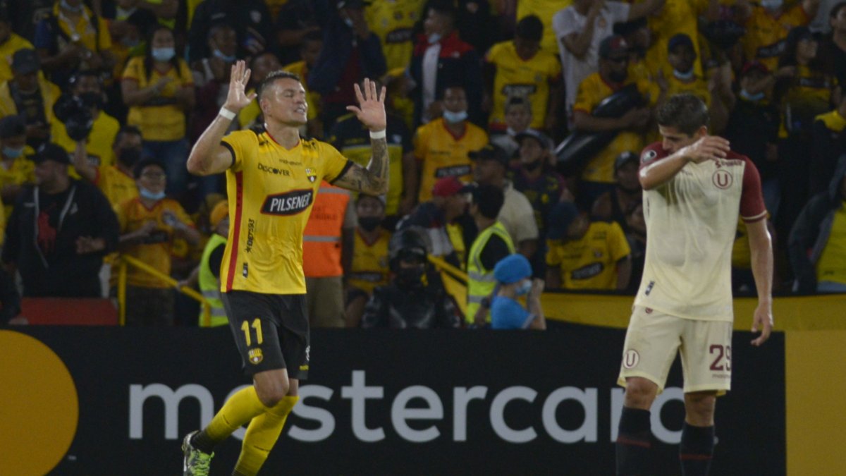 Carlos Garcés ya marcó en esta edición de Copa Libertadores. Buscará redimirse en la vuelta.