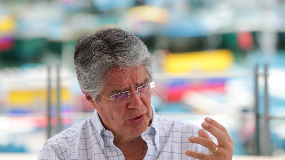 Foto referencial del presidente ecuatoriano Guillermo Lasso.