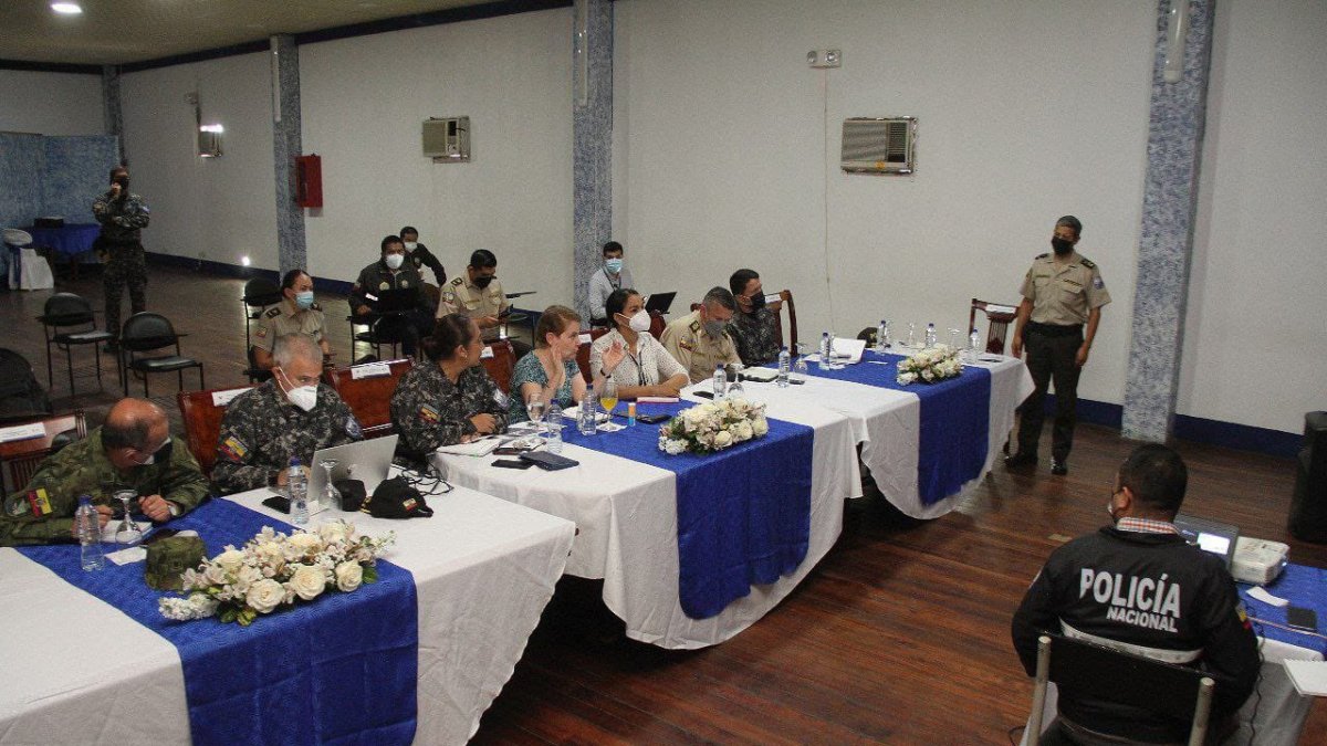 Autoridad. Una de las recientes actividades del Gobierno central contra la delincuencia organizada.