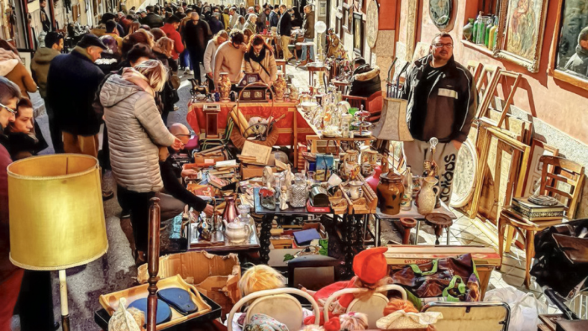 El Rastro de Madrid.